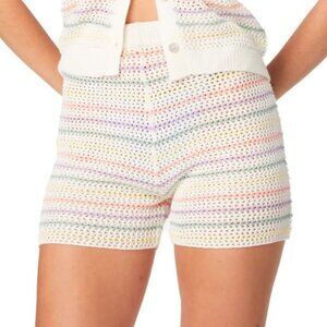 Capittana NWT Maya Stripe Cover-Up Shorts in Multicolor size XL